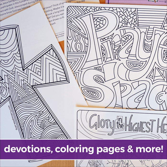 An Illustrated Lent for Families: Reflections on Prayer