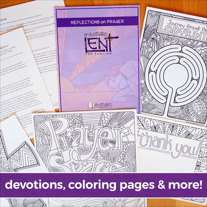 An Illustrated Lent for Families: Reflections on Prayer
