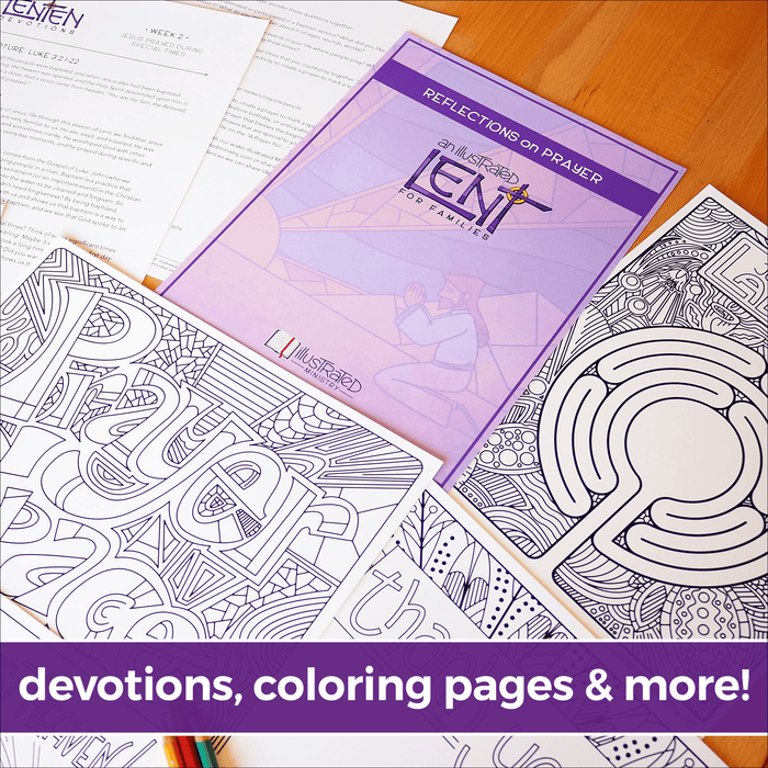 An Illustrated Lent for Families: Reflections on Prayer