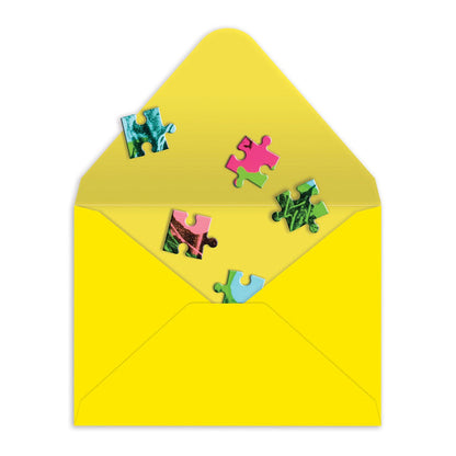 Andy Warhol Flowers Greeting Card Puzzle Greeting Card Puzzles Andy Warhol Collection