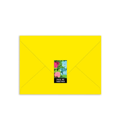 Andy Warhol Flowers Greeting Card Puzzle Greeting Card Puzzles Andy Warhol Collection