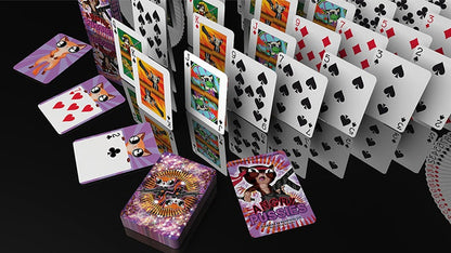 Angry Pussies Playing Cards by De'vo