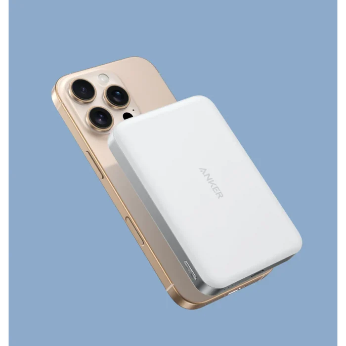 Anker MagGo Slim Wireless Power Bank 10,000mAh - White | A1664H21