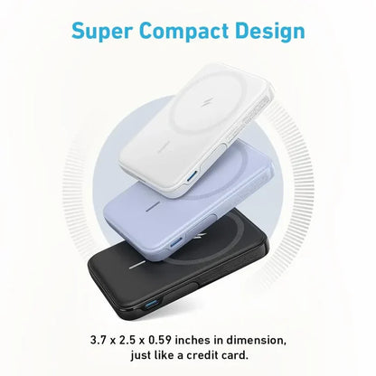 Anker Power Bank 322 MagGo 5000 mAh MagSafe Battery Portable Charger | A1618