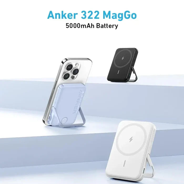 Anker Power Bank 322 MagGo 5000 mAh MagSafe Battery Portable Charger | A1618
