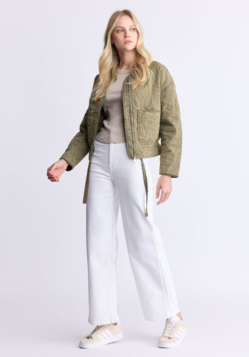 Buffalo Women Jackets Green Woven Coat