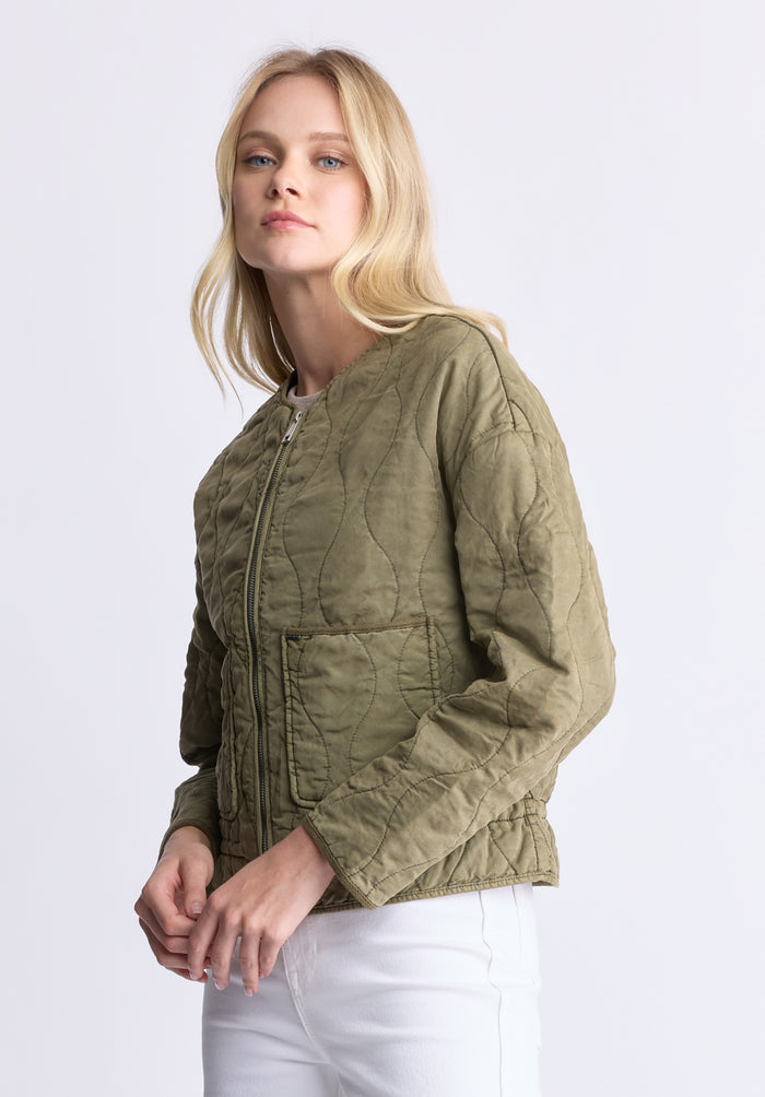 Buffalo Women Jackets Green Woven Coat