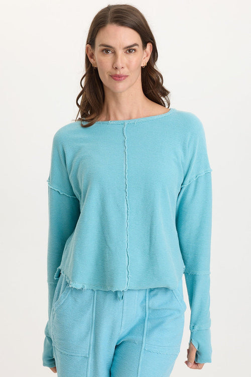 Wearables Annika Long Sleeve Boat Neck Top