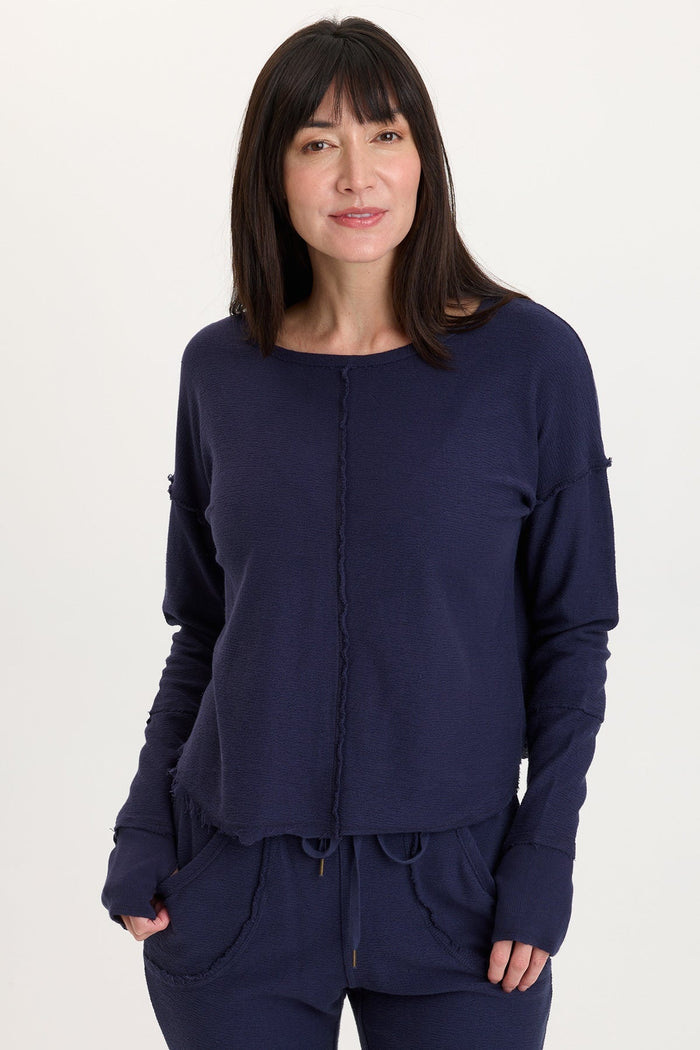 Wearables Annika Long Sleeve Boat Neck Top