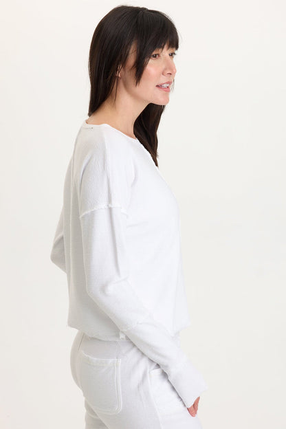Wearables Annika Long Sleeve Boat Neck Top