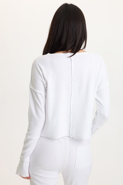Wearables Annika Long Sleeve Boat Neck Top