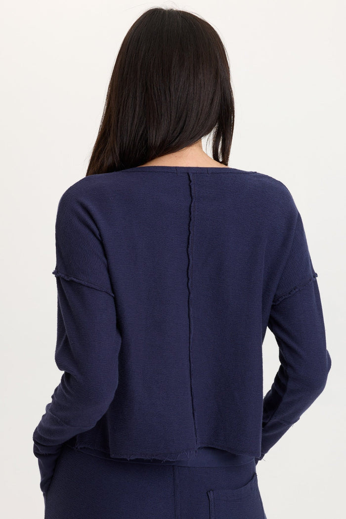Wearables Annika Long Sleeve Boat Neck Top