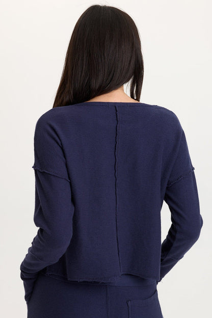 Wearables Annika Long Sleeve Boat Neck Top
