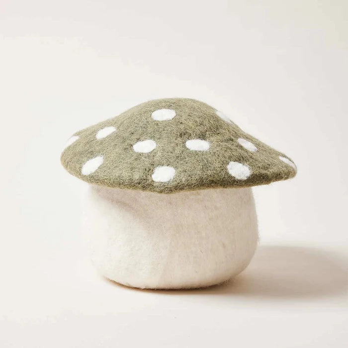 Artisan Felted Mushroom Doorstop