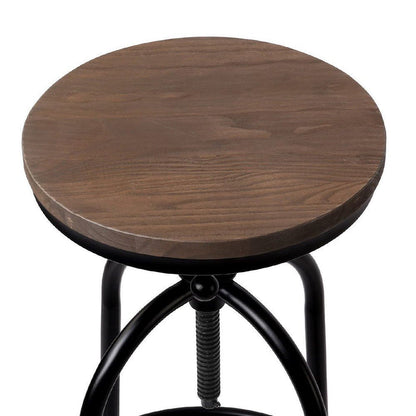 Artiss Bar Stools Adjustable Wood Chairs -Home Living Store - -
