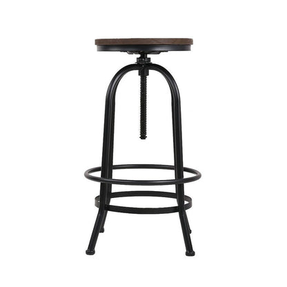 Artiss Bar Stools Adjustable Wood Chairs -Home Living Store - -