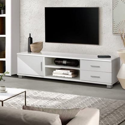 Artiss Entertainment Unit TV Cabinet 120cm White Dylan -Home Living Store - -