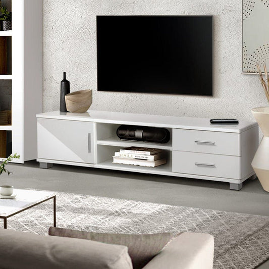 Artiss Entertainment Unit TV Cabinet 120cm White Dylan -Home Living Store - -
