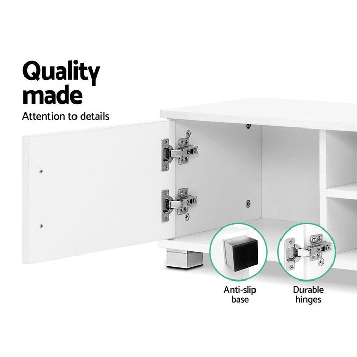 Artiss Entertainment Unit TV Cabinet 120cm White Dylan -Home Living Store - -