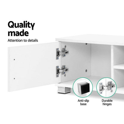 Artiss Entertainment Unit TV Cabinet 120cm White Dylan -Home Living Store - -