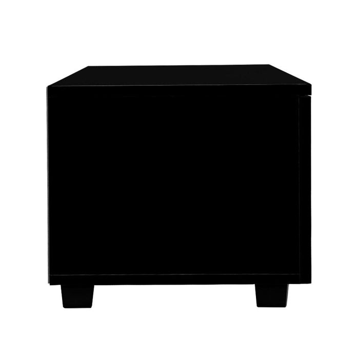 Artiss Entertainment Unit TV Cabinet 140cm Black Jim -Home Living Store - -