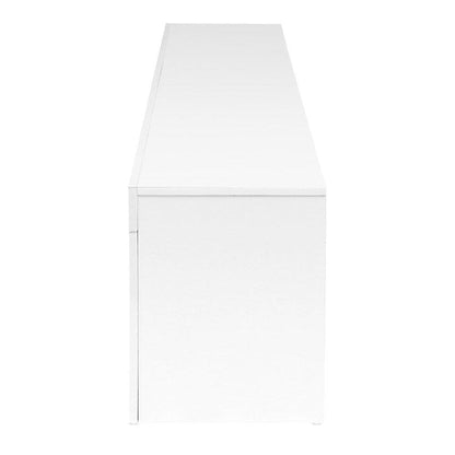 Artiss Entertainment Unit TV Cabinet LED 145cm White Angus -Home Living Store - -