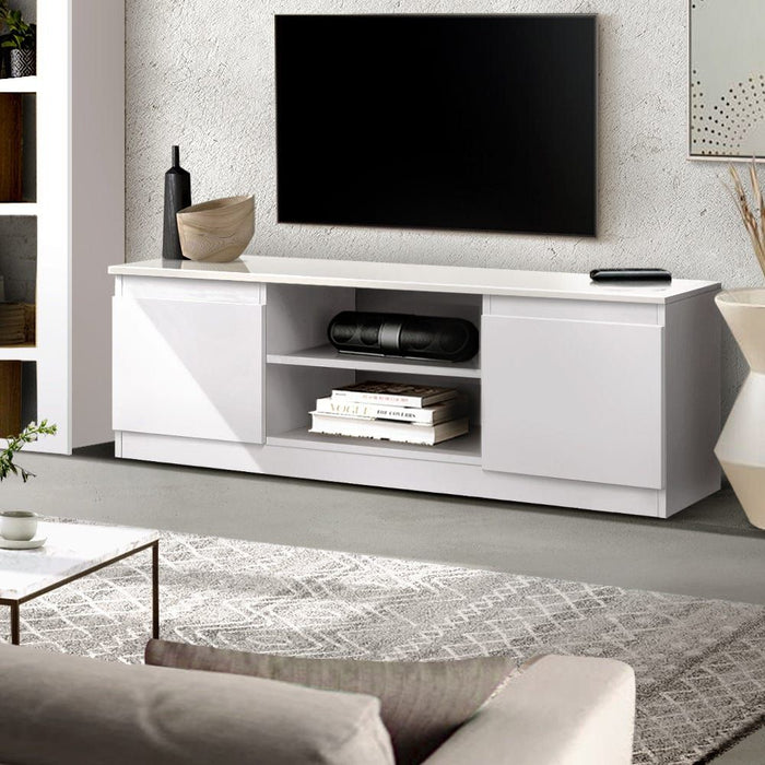 Artiss TV Cabinet Entertainment Unit 120cm White Anita -Home Living Store - -