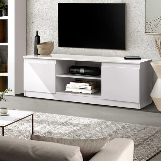 Artiss TV Cabinet Entertainment Unit 120cm White Anita -Home Living Store - -