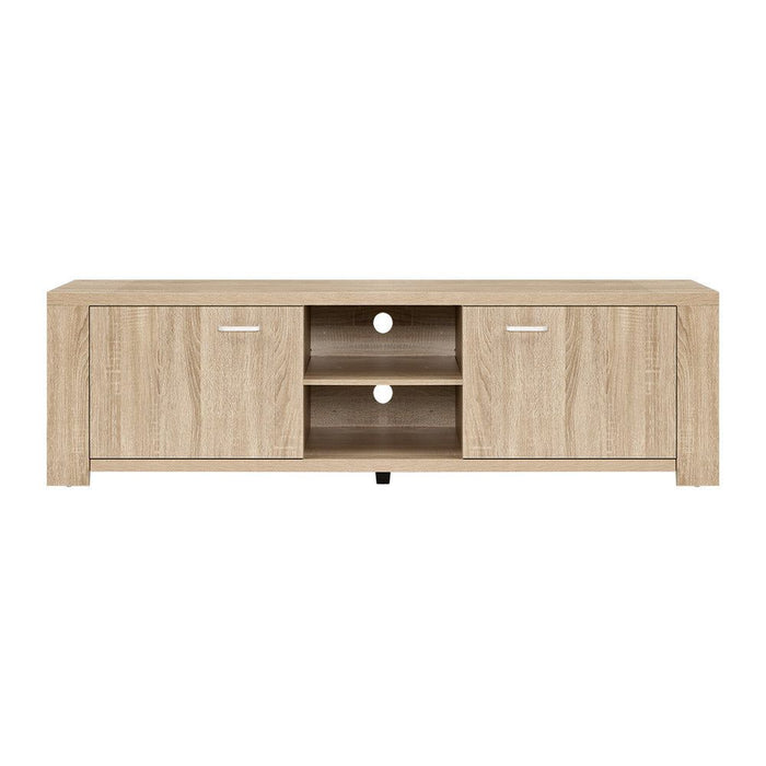 Artiss TV Cabinet Entertainment Unit 160cm Oak Maxi -Home Living Store - -