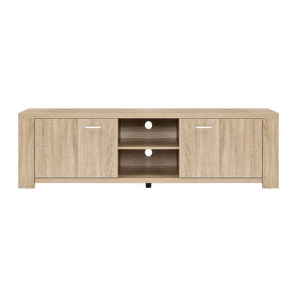 Artiss TV Cabinet Entertainment Unit 160cm Oak Maxi -Home Living Store - -