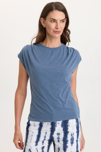 Wearables Arwen Soft Jersey Mock Neck Tee