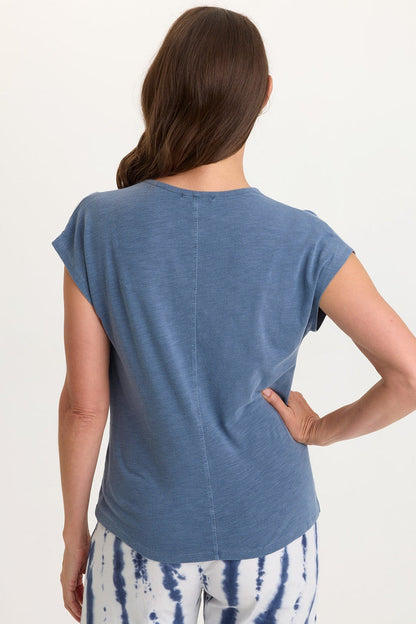 Wearables Arwen Soft Jersey Mock Neck Tee