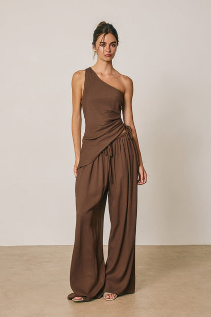 Asher Wide Leg Pull On Pants