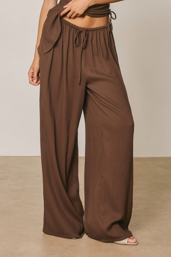 Asher Wide Leg Pull On Pants