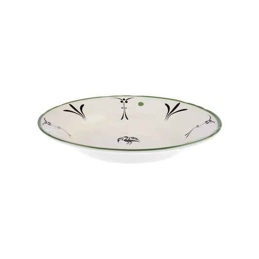 Assiette creuse Karaca gamme Paye Selcuklu oiseau, 23 cm