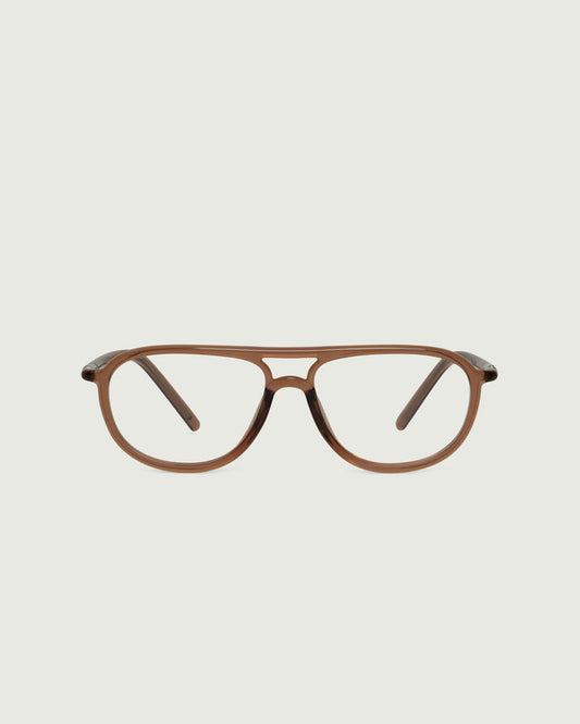 Ale::Astrid Eyeglasses pilot red castor seed front