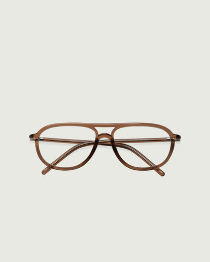 Ale::Astrid Eyeglasses pilot red castor seed top
