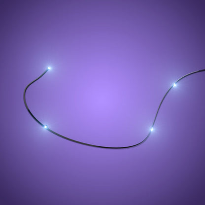 Astro Light String Rotating Sequence Effect 4 LEDs - Cool White 15cm