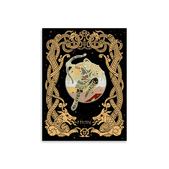 Atreus Enamel Pin