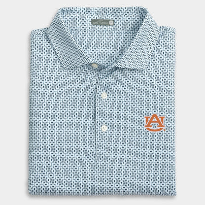 Auburn Trellis Printed Performance Polo