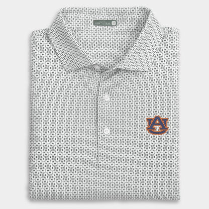 Auburn Trellis Printed Performance Polo