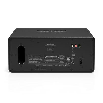 Audio Pro Drumfire D-2 W Wireless Multiroom Speaker Black Black