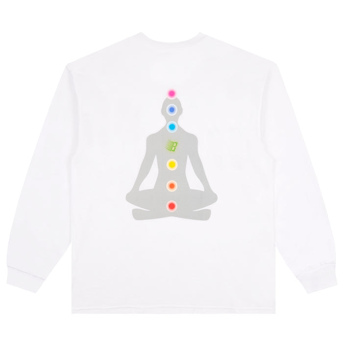Aura Longsleeve Tee (White)