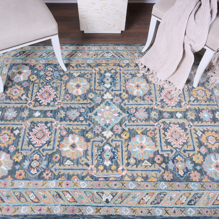 Avanti-Villa Dark Green Hand Tufted Rug Rectangle image
