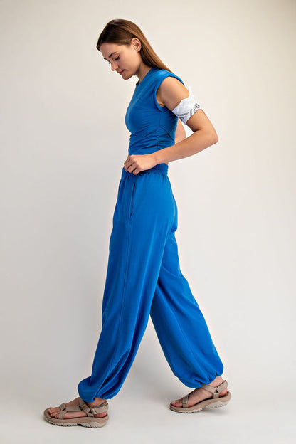Baby Hannah Ocean Blue Matching Crossover Set