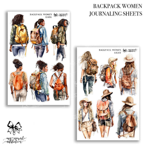 Backpack Women | Journaling Stickers