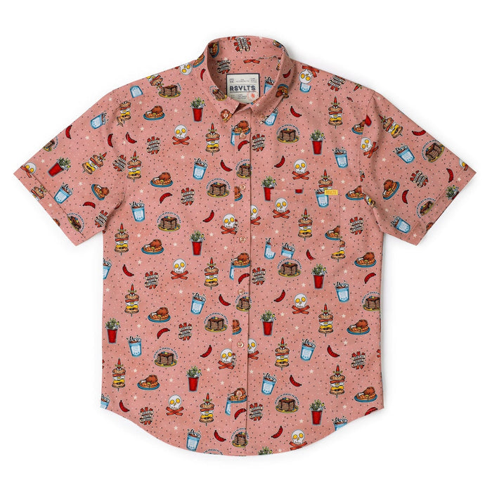 RSVLTS RSVLTS Short Sleeve Shirt Bacon, Ink, and Cheese – KUNUFLEX Short Sleeve Shirt