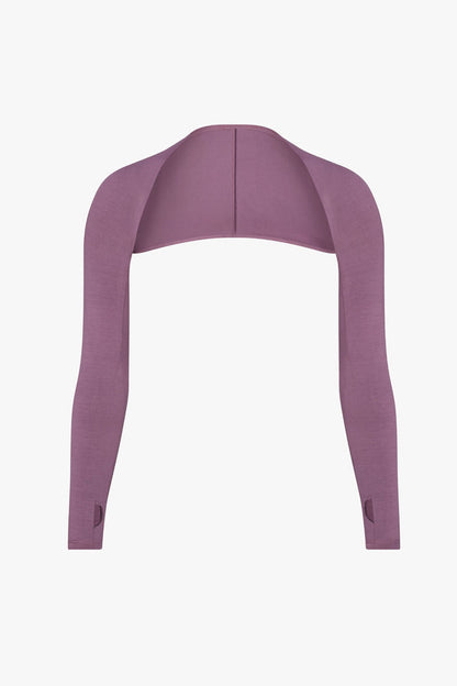 BALLET BOLERO IN AUBERGINE