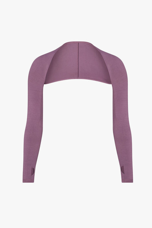 BALLET BOLERO IN AUBERGINE