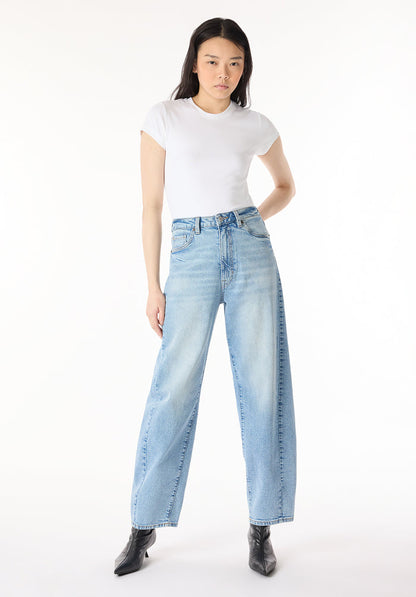 Buffalo Women Jeans Navy Denim Denim Pants Stretch